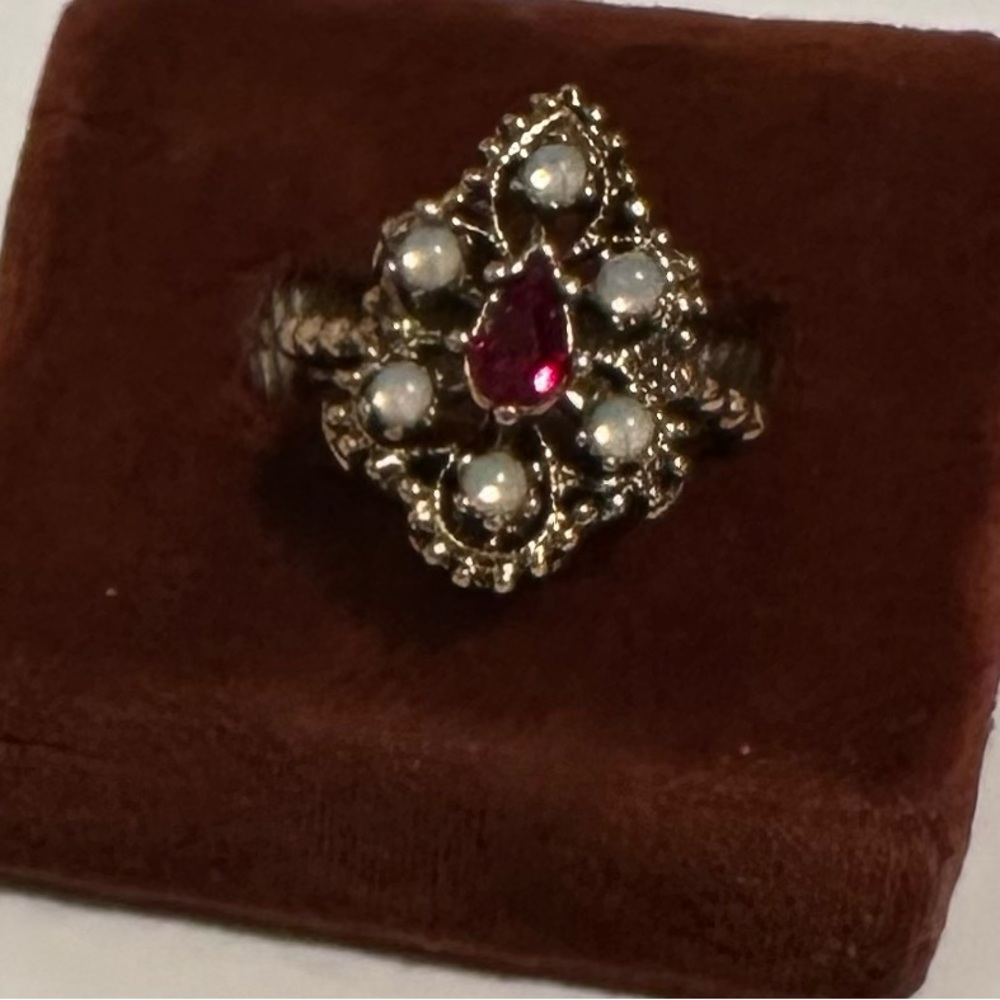 Moonstone ring - Picture 8 of 9